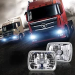5X7" Clear Glass Lens Crystal Semi Sealed Beam Headlight Headlamp Housings Pair. Fixed Price $27.99.
