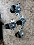 Mr Gasket Chrome Water Neck 3660 Chevy V8 Thru 1965 Used Lot Of 4. Fixed Price $15.92.