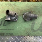 Used Thermostat Housing Fits Mercedes W111 220SEB 1272030274, 1802030073. Fixed Price $150.00.