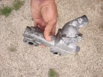 76-91 Jaguar Xjs V12 Engine Water Thermostat Carrier Manifold P42568G. Fixed Price $49.95.