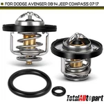 2PCS Engine Coolant Thermostat For Chrysler Sebring Dodge Avenger Jeep Compass. Fixed Price $15.99.