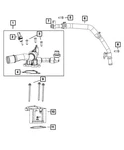 Genuine Mopar Coolant Manifold 05048284AB. Fixed Price $25.53.