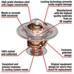 Engine Coolant Thermostat-fail-safe Motorad 7229-195. Fixed Price $55.99.