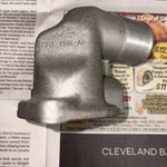 Genuine Nos Motorcraft Engine Coolant Thermostat Housing RH-37 FOZE-8594-AA. Fixed Price $159.99.