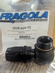 Fragola Performance System 12AN Straight Banjo Hose End Part # 322-420-12. Fixed Price $90.00.