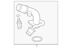 Genuine Land-rover Engine Coolant Outlet Flange LR020008. Fixed Price $202.49.