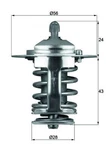 Mahle Tx 70 82 Thermostat, Coolant For, Cherry, Citro N, Daewoo, Foden Trucks, Hyundai. Fixed Price $30.60.