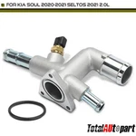 1X Thermostat Housing Assembly With Sensor For Kia Soul 2020-2021 Seltos. Fixed Price $18.99.