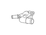 Genuine Ford 2000-2000 Focus Thermostat Housing YS4Z-8592-AA. Fixed Price $36.44.