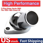 50 Degree Thermostat Housing Chrome Water Neck For Chevy Small Big Block. Fixed Price $12.99.