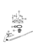 Genuine Mopar Thermostat Housing 4792916AE. Fixed Price $46.55.