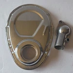 1955-00 Sb Chevy Chrome Aluminum Thermostat Housing Water Neck 283 327 350 400. Fixed Price $10.00.