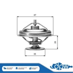 Fits Mercedes T1 1977-1989 2.4 Thermostat Coolant Dpw A6172000315. Fixed Price $41.31.