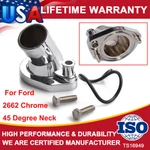 Polished Aluminum 45 Swivel Water Neck Thermostat Housing Ford 260-302/351W. Fixed Price $13.89.