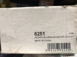 New Weiand 6251 Aluminum Water Outlet. Fixed Price $19.99.