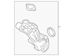 Genuine Mazda Water Outlet P51B-15-17ZB. Fixed Price $106.46.