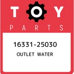 16331-25030 Toyota Outlet Water 1633125030, New Genuine Oem Part. Fixed Price $44.08.