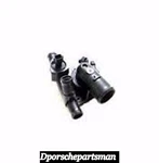 Porsche Boxster / Cayman Thermostat Housing Cover Genuine New #ns. Fixed Price $323.50.
