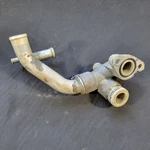 From 2003 Jaguar X-type 3.0L V6 Gas Engine Coolant Thermostat Housing Pipe Oem. Fixed Price $29.95.