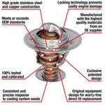 Engine Coolant Thermostat-fail-safe Motorad 7242-170. Fixed Price $32.99.