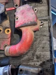 Genuine Cummins Thermostat Housing Cover Isx Qsx Used Part #3103959. Fixed Price $174.00.