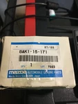 90 Mazda 626 Thermostat & Gasket Part # 8AK1-15-171. Fixed Price $20.00.