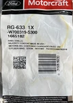 Engine Coolant Thermostat Gasket Motorcraft RG-633, W700319-S300. Fixed Price $5.60.