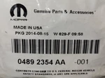 Mopar Oem Thermostat Seal 0489-2354-AA 04892354AA. Fixed Price $19.99.