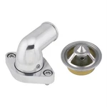 90 Degree Pivoting Alum Water Neck & 180 Thermostat, Fits Chevy. Fixed Price $49.99.