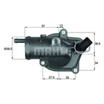 Mahle Coolant Thermostat Insert With Seal TX47492D Fits Mercedes-benz. Fixed Price $40.33.
