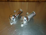 2) Chrome Thermostat Housing Water Neck Chevy Corvette Camaro Nova 350 454. Fixed Price $22.00.