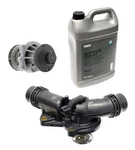 Hepu Water Pump + Wahler Thermostat Genuine Coolant Kit For Bmw. Fixed Price $199.48.