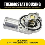 Pcs Engine Coolant Thermostat For Dodge Grand Caravan 3.6L 5184570AG 2011-2019. Fixed Price $21.84.