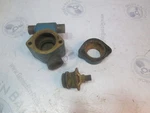 22-07525 Chris Craft Brass Chevy V8 Stern Drive Thermostat Housing. Fixed Price $300.00.