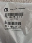 Genuine Mopar Thermostat Housing 5184570AJ. Fixed Price $42.00.