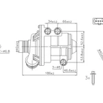 Nissens 831087 Engine Auxiliary Water Pump For 07-10 Bmw X5. Fixed Price $432.63.