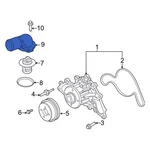 Genuine Ford Engine Water Pump Outlet Pipe LC3Z-8592-A. Fixed Price $43.48.