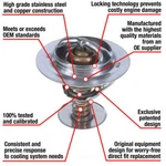 Engine Coolant Thermostat-fail-safe Motorad 7378-192. Fixed Price $24.16.