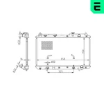 Engine Radiator Coolant For Honda Cr-v 2.0 16V 4WD. Fixed Price $212.72.