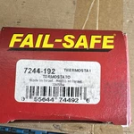 Motorad 7244-192 Fail-safe Thermostat. Fixed Price $7.00.