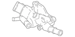 Genuine Nissan Water Outlet 11060-4BB1A. Fixed Price $114.15.