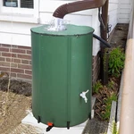 132 Gallon Portable Folding Rain Barrel Water Collector Storage Tank Green. Fixed Price $46.42.