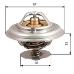 Gates TH14392G1 Thermostat, Coolant For Audi, Bmw, Land Rover, Skoda, Vw. Fixed Price $17.76.