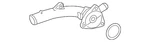 Genuine Toyota Water Inlet Sub-assembly With Thermostat 16031-31031. Fixed Price $52.34.