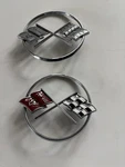 1962 Chevrolet Corvette Chrome Front Nose Emblem. Fixed Price $40.00.