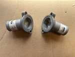 Nos Oem 1982-86 Ford F100/LTD 3.8 V-6 Water Outlet Thermostat Housing Pair. Fixed Price $20.00.