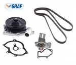 Coolant Thermostat + Water Pump Gaskets Belt For Porsche 996 911 Boxster. Fixed Price $194.86.