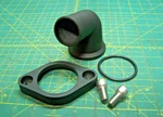 Chevy 15 Swivel Black Matt Aluminum Water Neck Thermostat Housing Sbc / Bbc. Fixed Price $15.25.