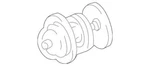 Genuine Ford 2000-2004 Focus Engine Cooling Thermostat Housing 2M5Z-8592-AA. Fixed Price $34.82.