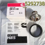 Cummins Thermostat Kit 5292738 Thermosthat Cover Gasket 3923331 Fits Isb Isl Qsb. Fixed Price $19.00.